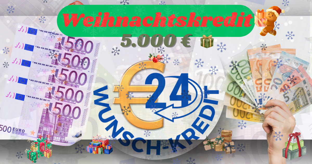 Weihnachtskredit 5000 Euro